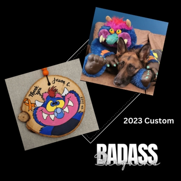 Hand Painted Ornament To Support Multiple Sclerosis - Picture 5 of 6